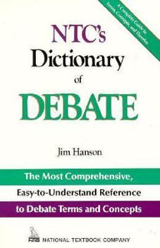 Paperback NTC's Dictionary of Debate Book