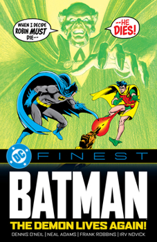 Paperback DC Finest: Batman: The Demon Lives Again! Book