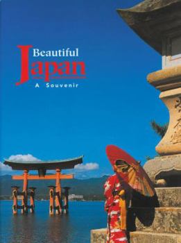 Hardcover Beautiful Japan: A Souvenir a Souvenir Book