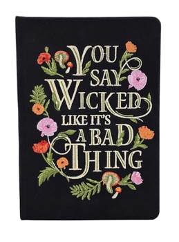 Hardcover Wicked Embroidered Journal Book
