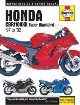 Hardcover Honda Cbr1100xx Super Blackbird 97 to 02: 1996-2001 (Haynes Service And Repair Manual) Book
