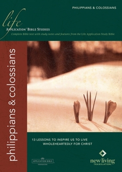 Philippians Colossians (Life Application Bible Studies (NIV)) - Book  of the Life Application Bible Studies