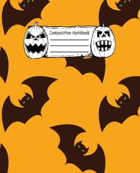 Abstract Halloween Pattern Volume 13 Wide Ruled Journal: 110 Blank Lined Wide Ruled (7.5 x 9.25) Pages to Jot Down Your Thoughts