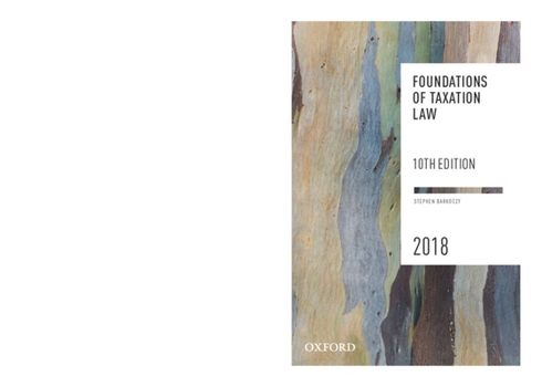Paperback Foundations of Taxation Law 2018 Book