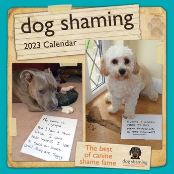 Calendar Dog Shaming 2023 Mini Wall Calendar Book