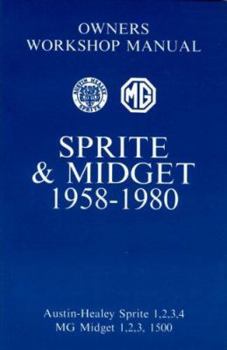 Paperback MG Sprite/Midget Glove Box WOR Book