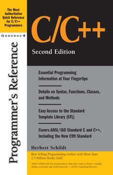 Paperback C/C++ Programmer's Reference Book