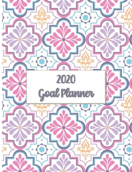 2020 Goal Planner: 2020 goal planner and organizer to track your monthly, quarterly, and yearly personal, financial, fitness, spiritual, travel, and ... Beautiful geometric on white glossy cover