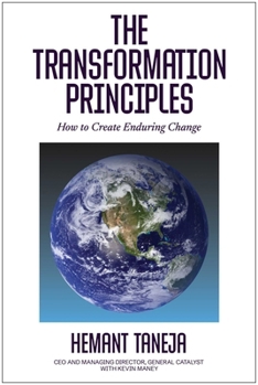 Hardcover Transformation Principles: How to Create Enduring Change Book