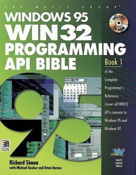 Paperback Windows 95 WIN32 Programming API Bible [With CDROM] Book