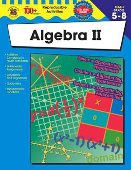 Paperback Algebra II, Grades 5 - 8 Book