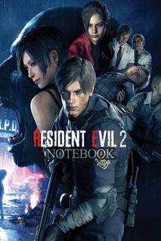 Paperback RESIDENT EVIL 2 Notebook: 110 Empty Pages With Lines size 6 X 9 Book