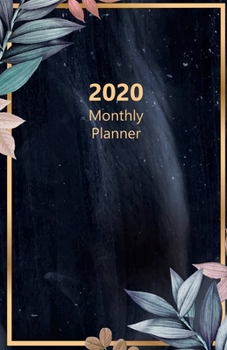 2020 Monthly Planner: Portable. Month on 2 pages followed by six Notes pages. Monthly layout Includes To-do section. 8.5"x 5.5". Fits in purse. (Half ... flowers, dark background. Soft matte cover).