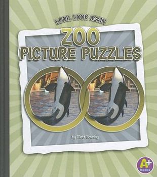 Hardcover Zoo Picture Puzzles Book