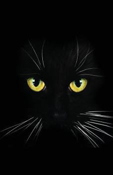 Paperback Journal: Black Cat on Black Background: Lined Journal, 120 Pages, 5.5 x 8.5, Black Cat, Soft Cover, Matte Finish, Black Backgro Book