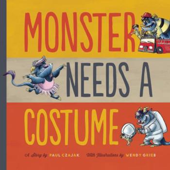 Paperback Monster Needs a Costume Book