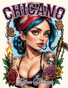 Paperback Chicano Tattoo Designs: Delving into Chicano Culture through Tattoos, from Modern Street Graffiti to Traditional Prison Designs, Featuring Pro Book