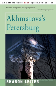 Paperback Akhmatova's Petersburg Book