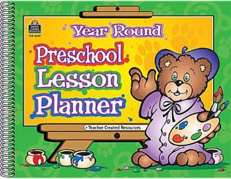 Paperback YEAR ROUND PRESCHOOL LESSON PLANNER Book