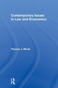 Hardcover Contemporary Issues in Law and Economics Book