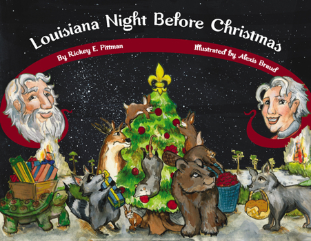 Hardcover Louisiana Night Before Christmas Book