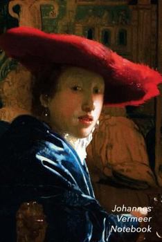 Paperback Johannes Vermeer Notebook: Girl with a Red Hat Journal - 100-Page Beautiful Lined Art Notebook - 6 X 9 Artsy Journal Notebook (Art Masterpieces) Book