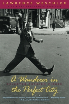 Paperback A Wanderer in the Perfect City: Selected Passion Pieces Book