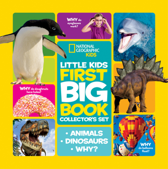 Paperback National Geographic Little Kids First Big Book Collector's Set: Animals, Dinosaurs, Why? Book