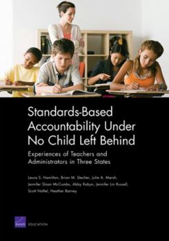 Paperback Standards-based Accountability Under No Child Left Behind Book