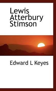 Paperback Lewis Atterbury Stimson Book