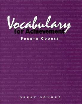 Paperback Vocabulary for Achievement: Course 4 Book