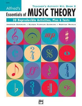 Paperback Alfred's Essentials of Music Theory, Bk 2: Teacher's Activity Kit Book