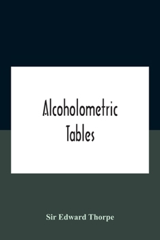 Paperback Alcoholometric Tables Book