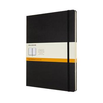 Hardcover Moleskine Notebook, XXL, Ruled, Black, Hard Cover (8.5 X 11) Book