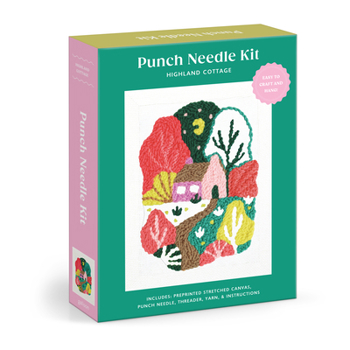 Cottage Landscape Punch Needle Kit