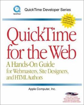 Paperback QuickTime for Web and CDROM (QuickTime Developer Series) Book