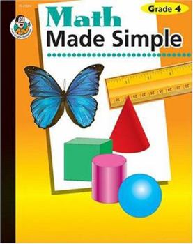 Paperback Math Made Simple, Grade 4 Book