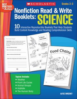 Paperback Nonfiction Read & Write Booklets: Science, Grades 2-3 Book