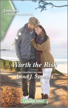 Mass Market Paperback Worth the Risk: A Clean Romance [Large Print] Book