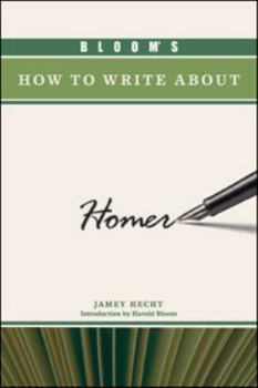 Hardcover Bloom's How to Write about Homer Book