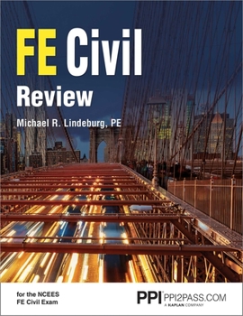 Paperback Ppi Fe Civil Review - A Comprehensive Fe Civil Review Manual Book