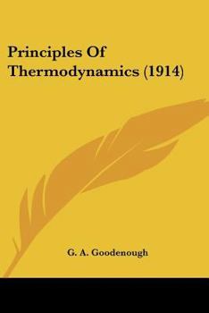 Paperback Principles Of Thermodynamics (1914) Book