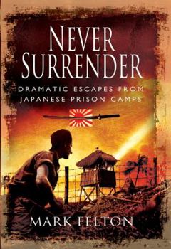 Hardcover Never Surrender: Dramatic Escapes from Japanese Prison Camps Book