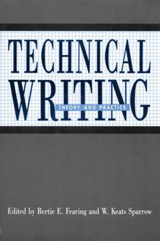 Paperback Technical Writing: Theory and Practice Book