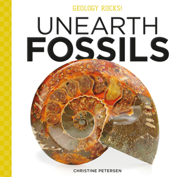 Library Binding Unearth Fossils Book
