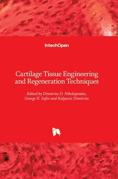 Hardcover Cartilage Tissue Engineering and Regeneration Techniques Book