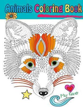 Paperback Animals Coloring Book: For Kids Beginner Book