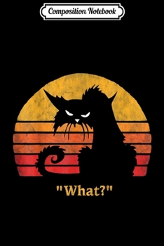 Composition Notebook: Cat What Funny Journal/Notebook Blank Lined Ruled 6x9 100 Pages