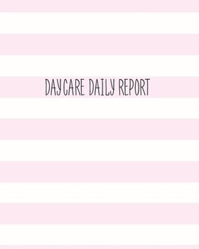 Paperback Daycare Daily Report Book