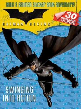 Paperback Swinging Into Action [With 30 Reusable Stickers] Book